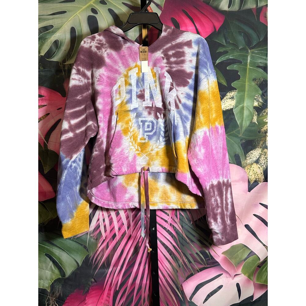 Victoria's Secret Pink tie dye hoodie XL